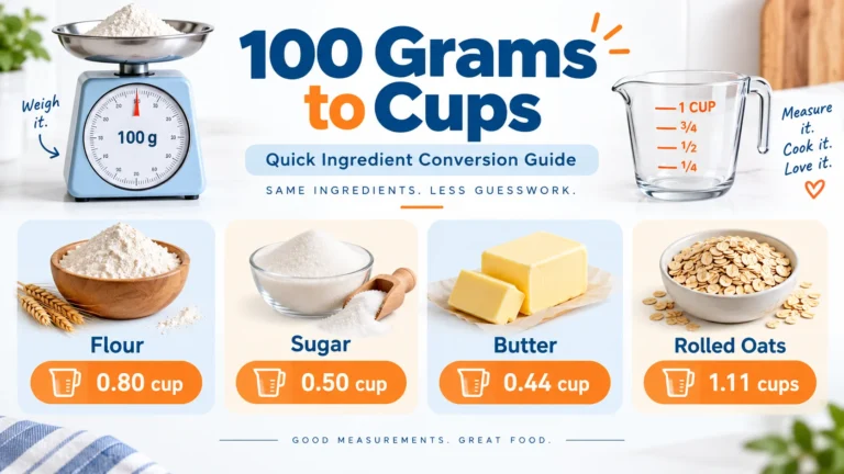 100 grams to cups